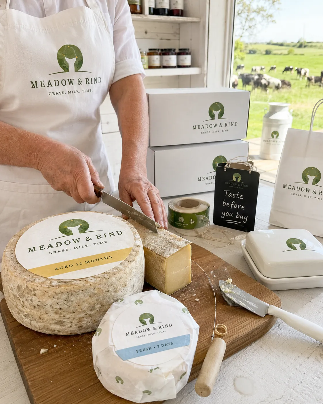 Meadow & Rind, Branding