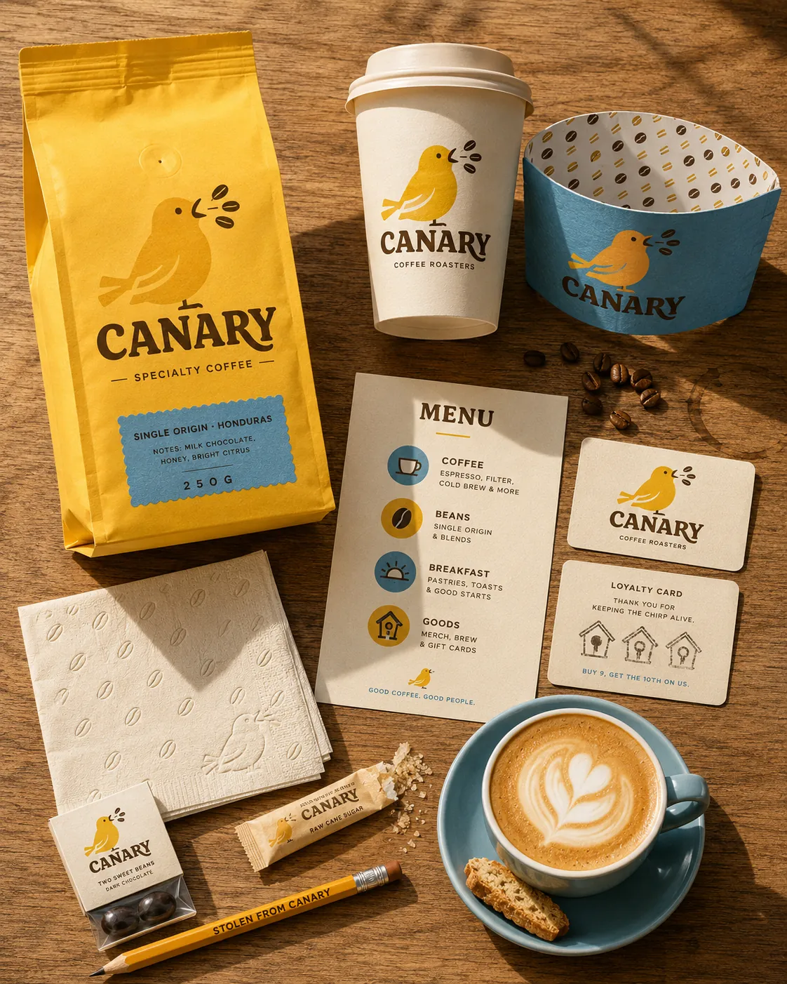 Canary, Branding