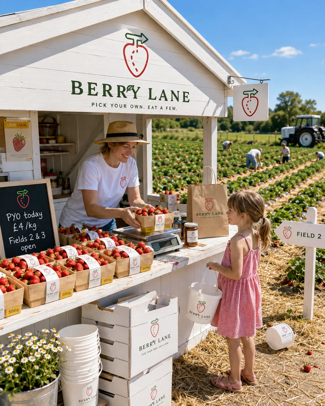 Berry Lane, Branding