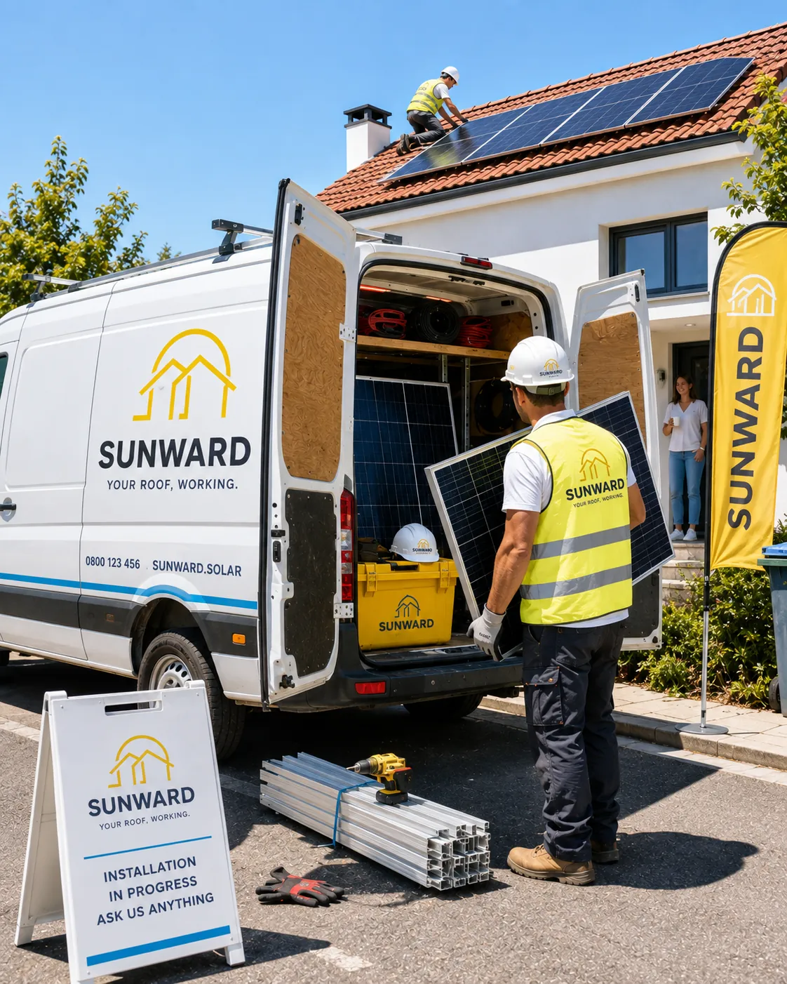 Sunward, Branding