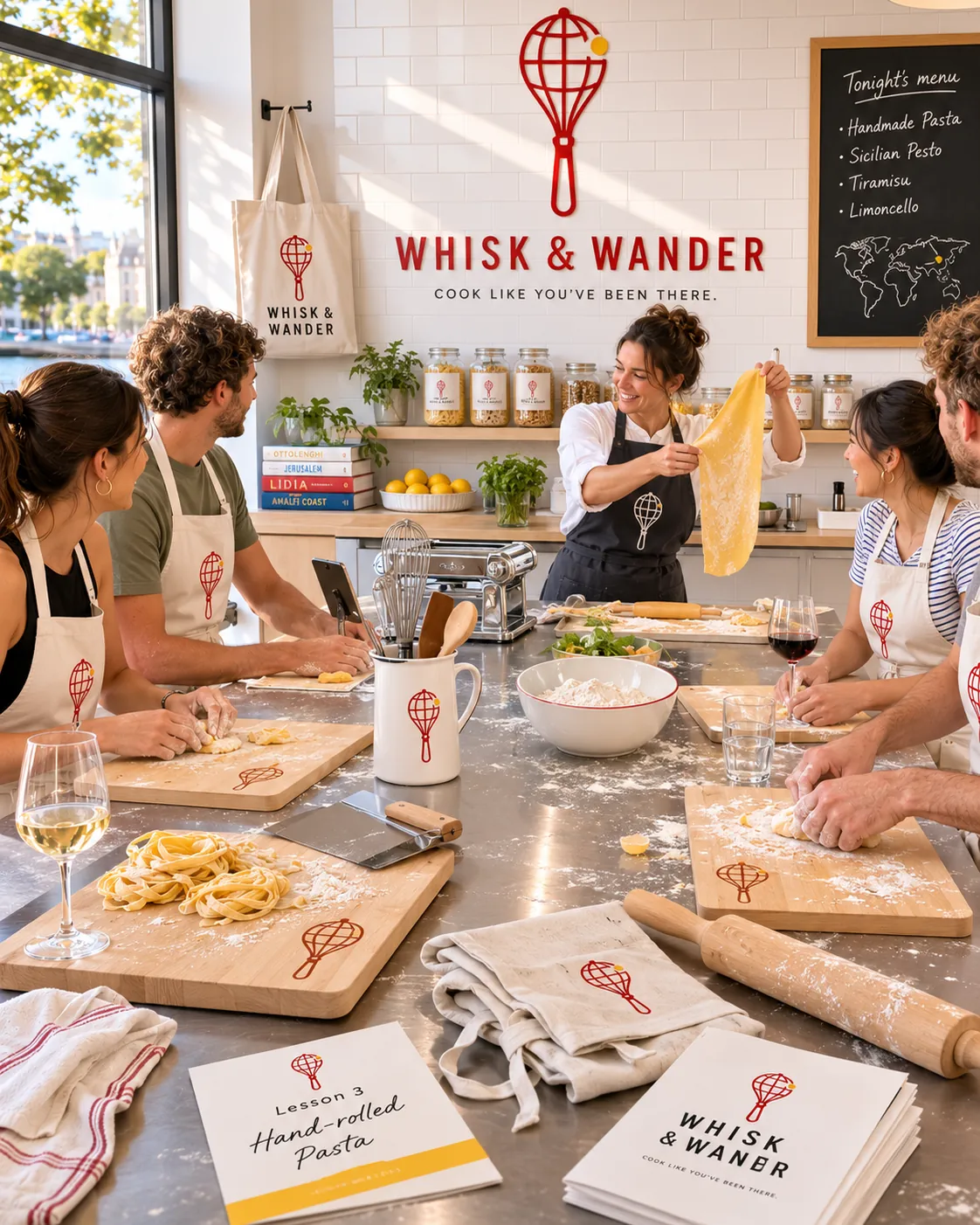 Whisk & Wander, Branding