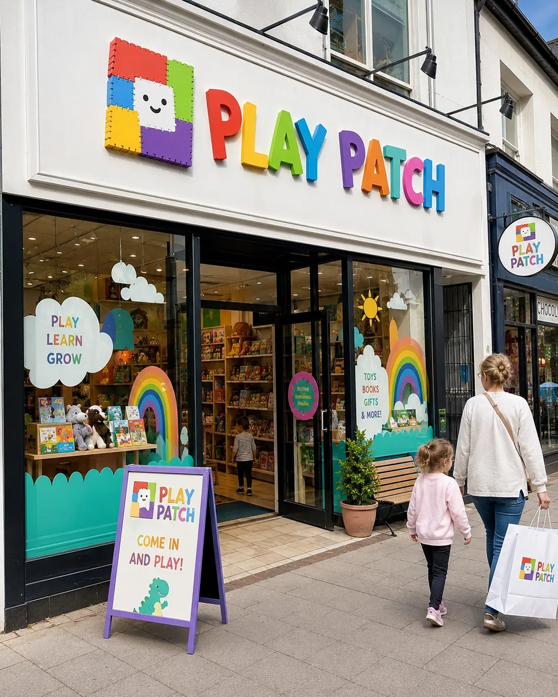 Play Patch, Branding