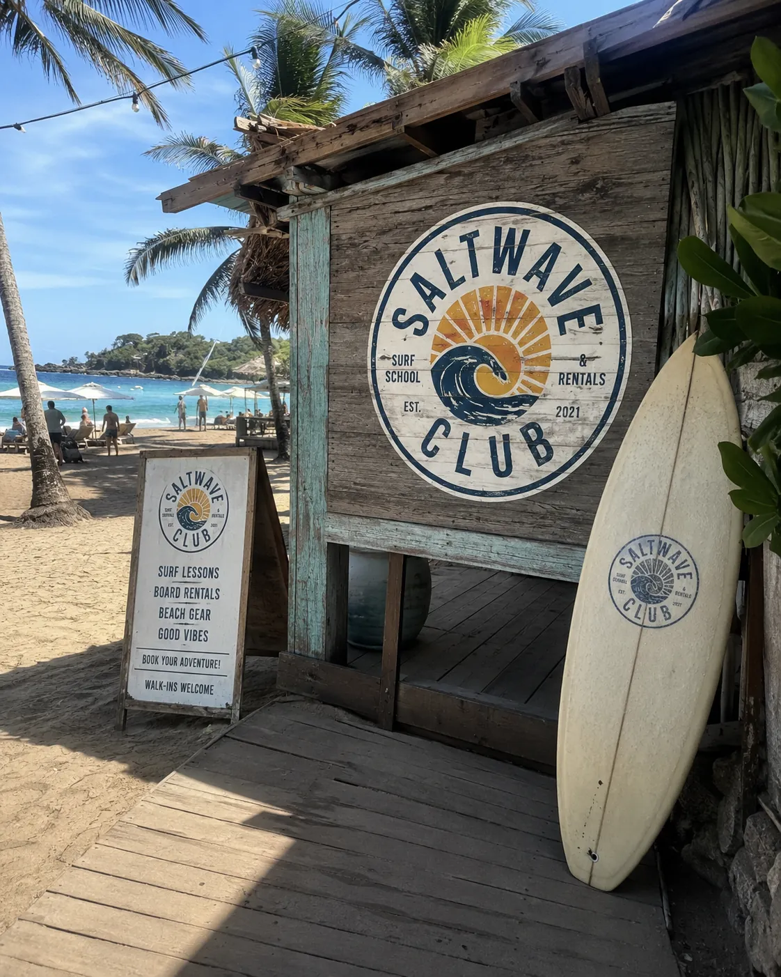 Saltwave Club, Branding