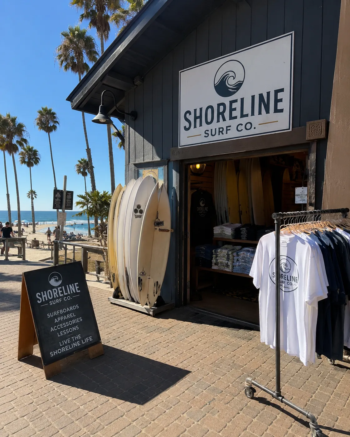 Shoreline Surf Co., Branding