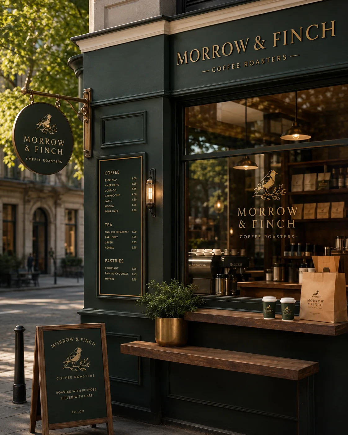 Morrow & Finch, Visual identity