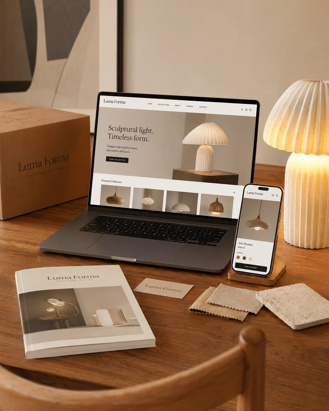 Luma Forma, Web design