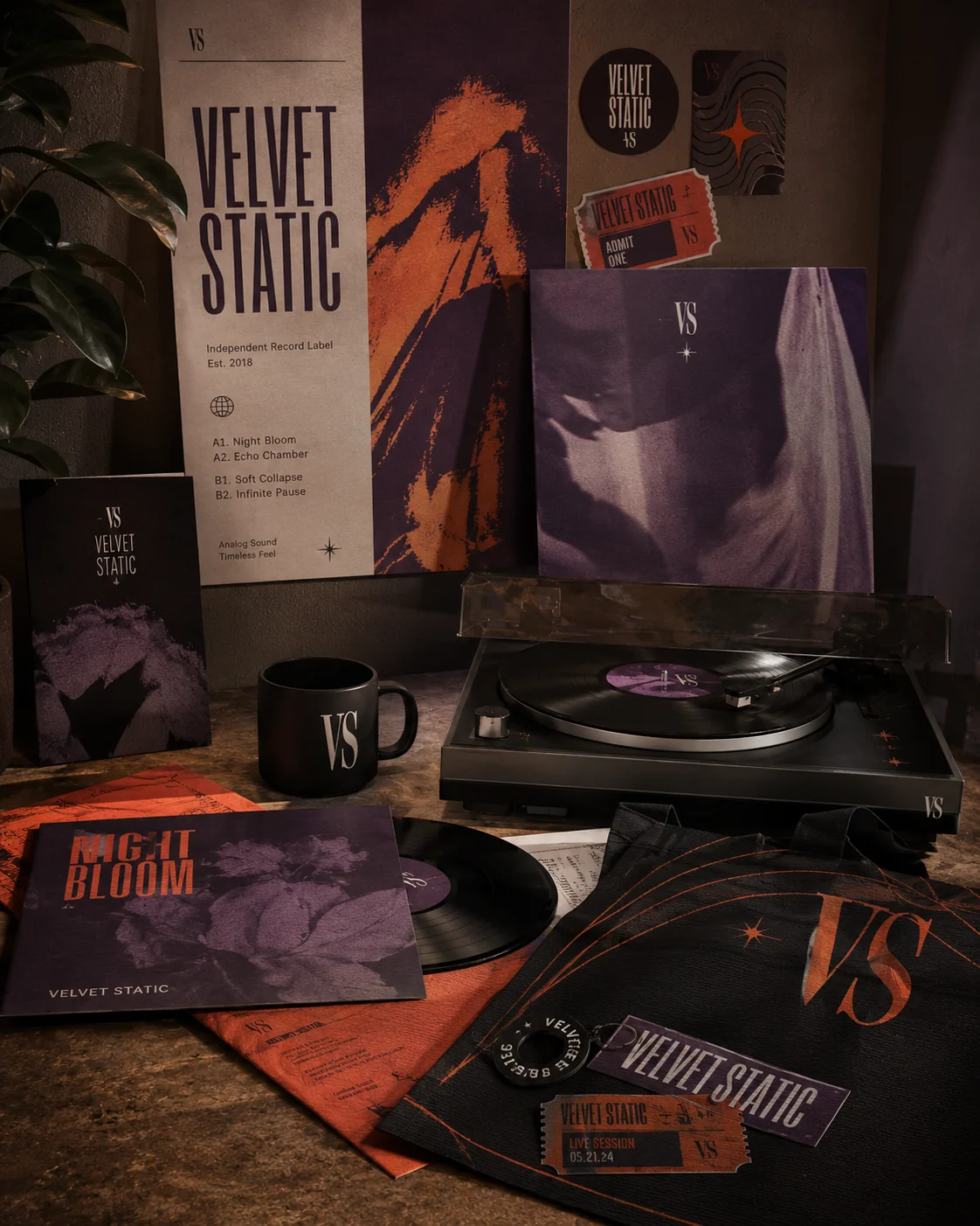 Velvet Static, Visual identity
