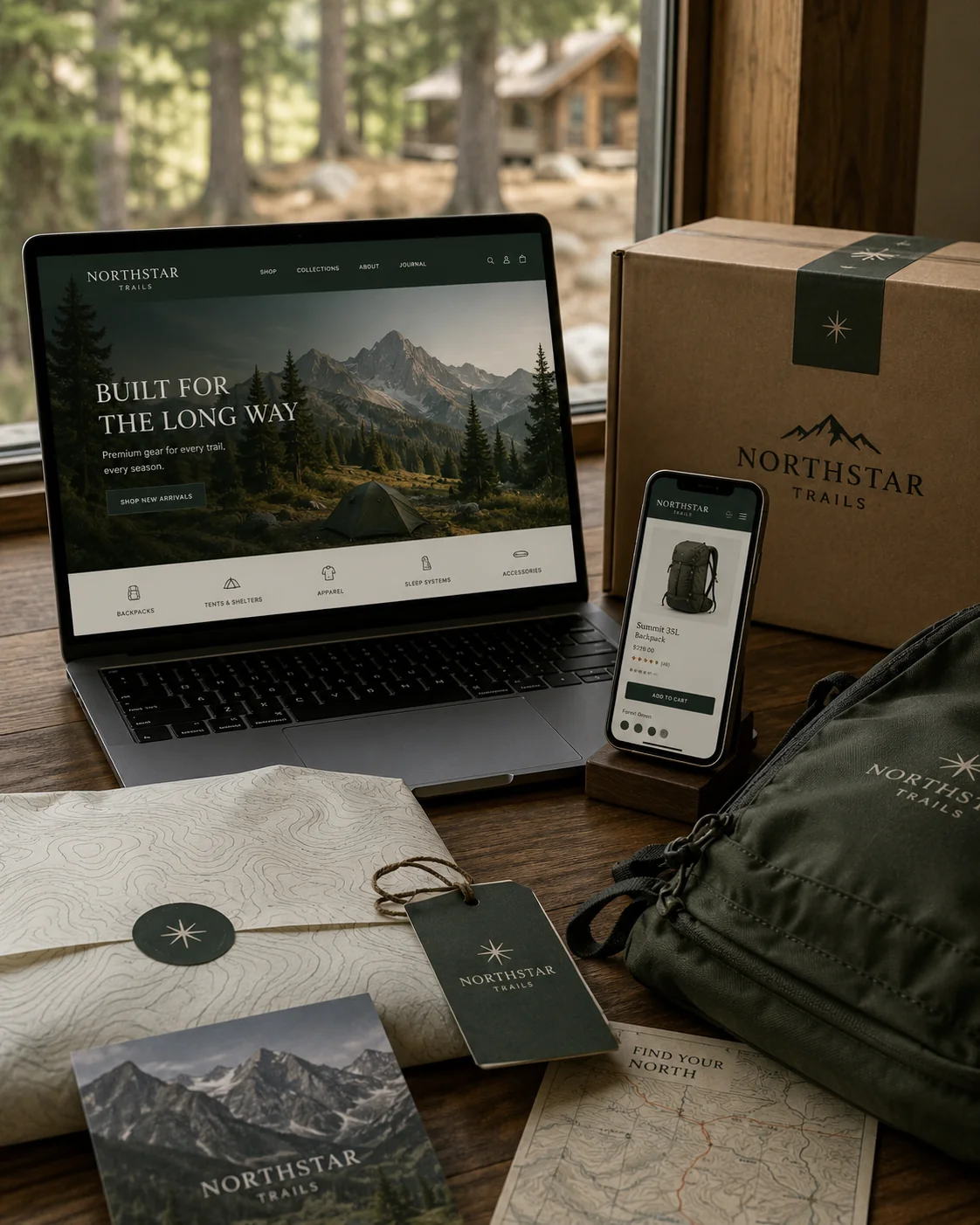 Northstar Trails, Web design