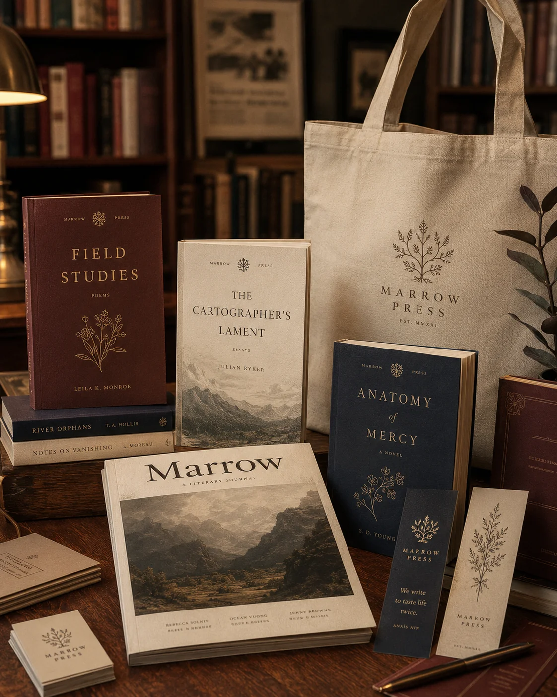 Marrow Press, Visual identity