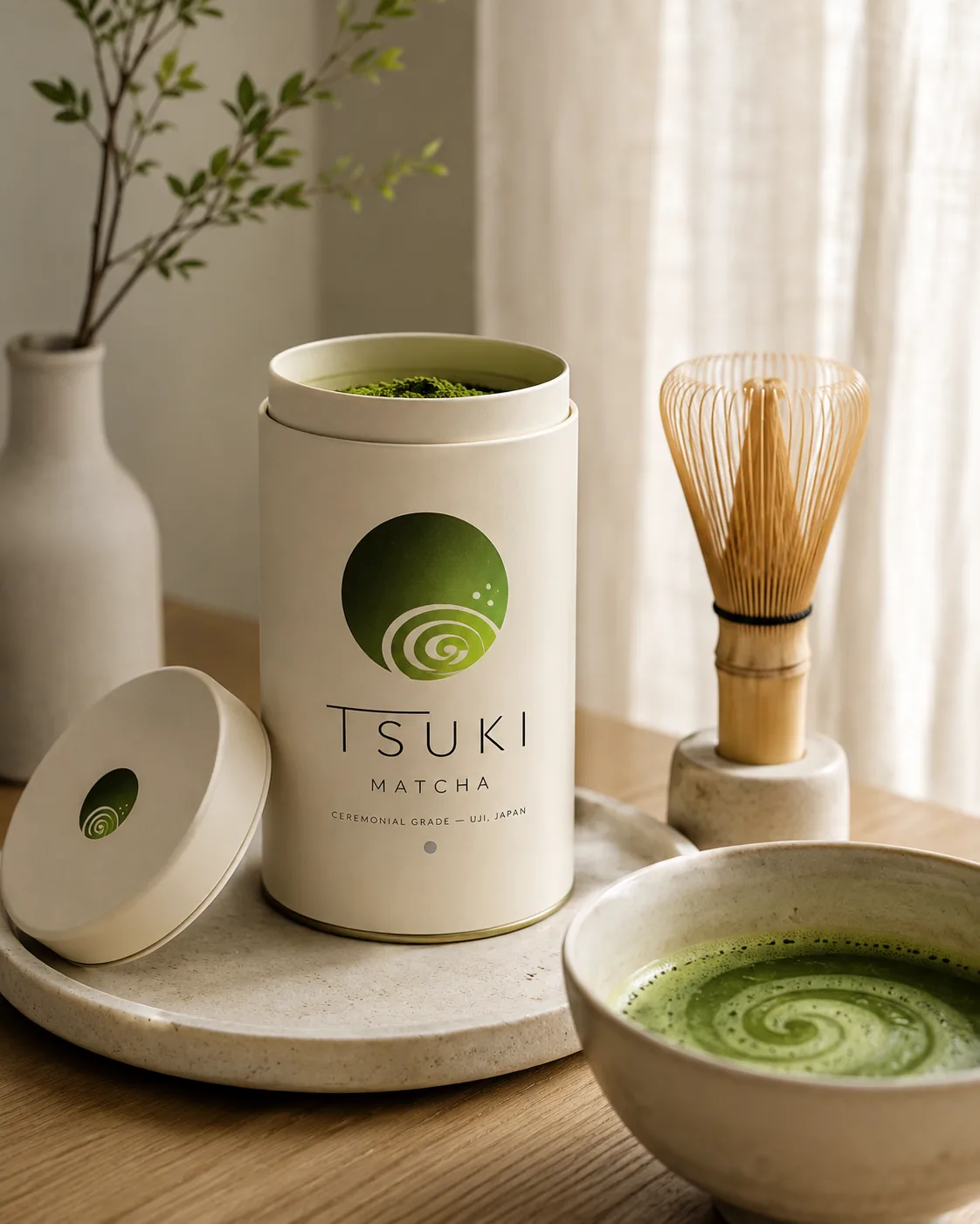 Tsuki Matcha, Logo design