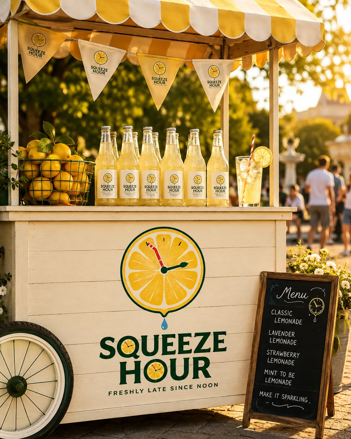 Squeeze Hour, Logo design