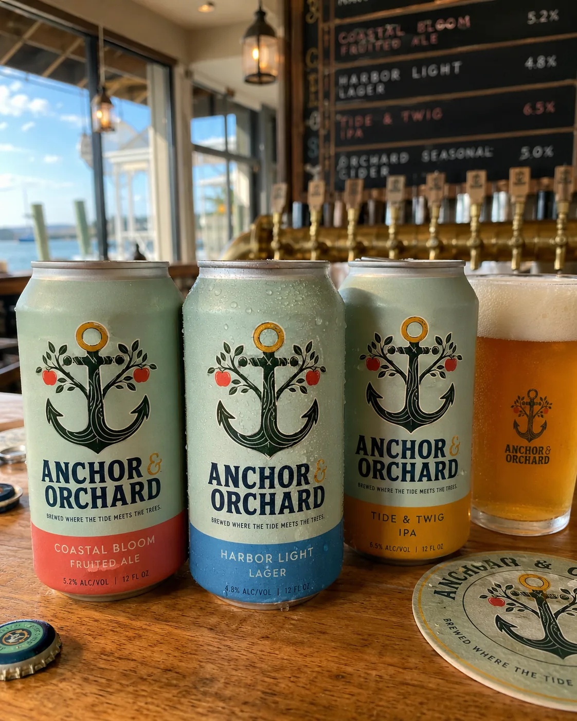 Anchor & Orchard, Logo design