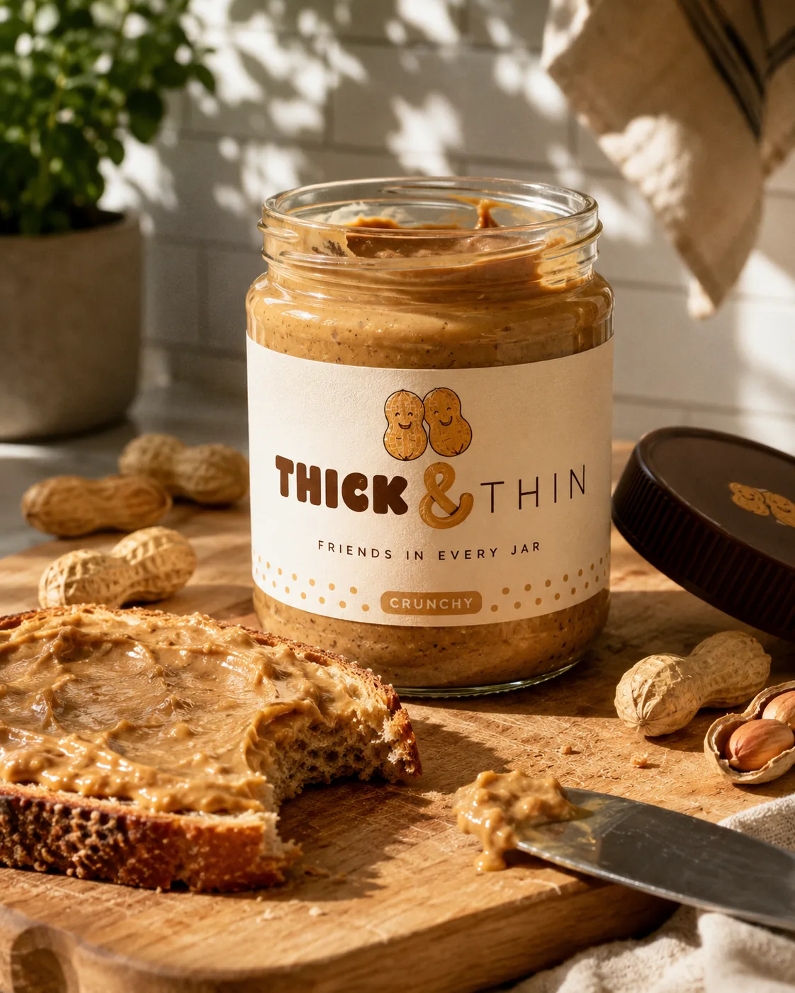 Thick & Thin, Logo design