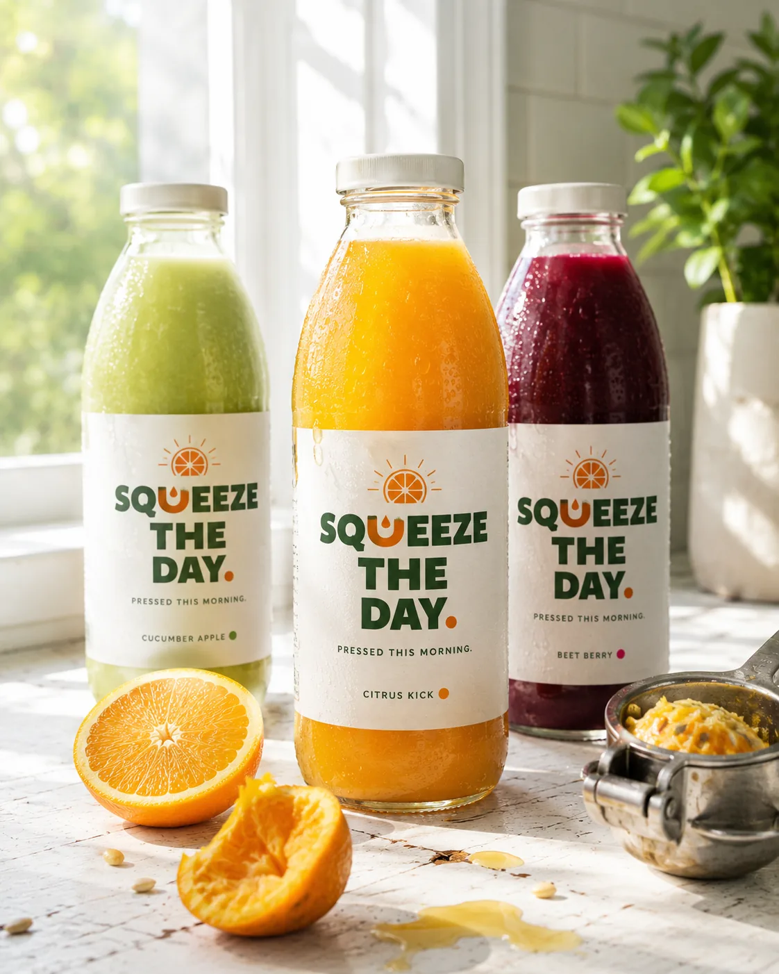 Squeeze The Day, Logo design