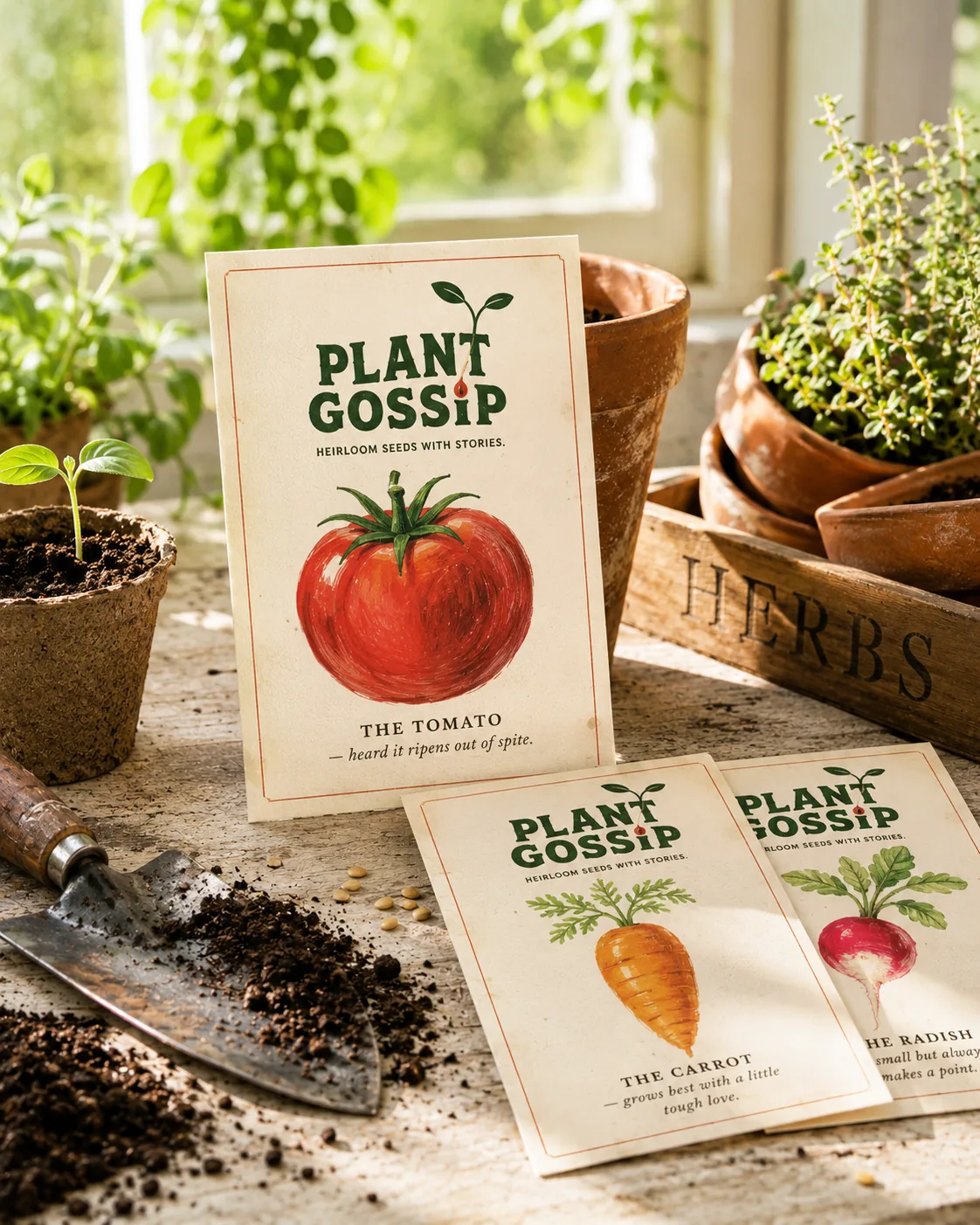 Plant Gossip, Logo design