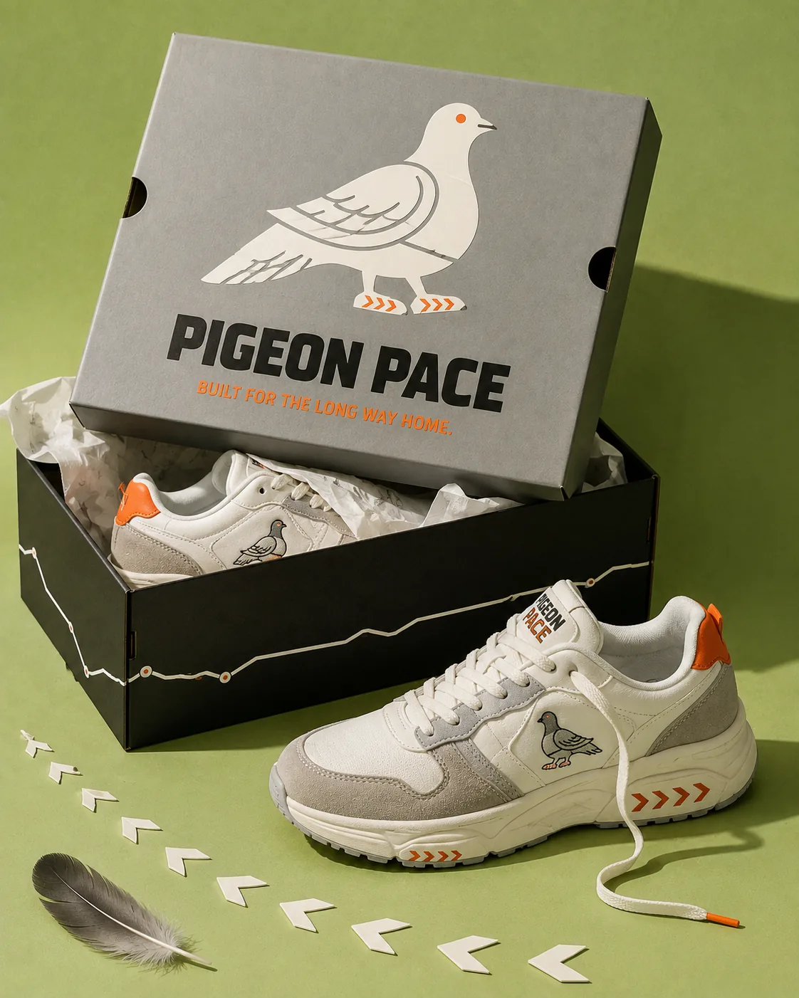 Pigeon Pace, Logo design