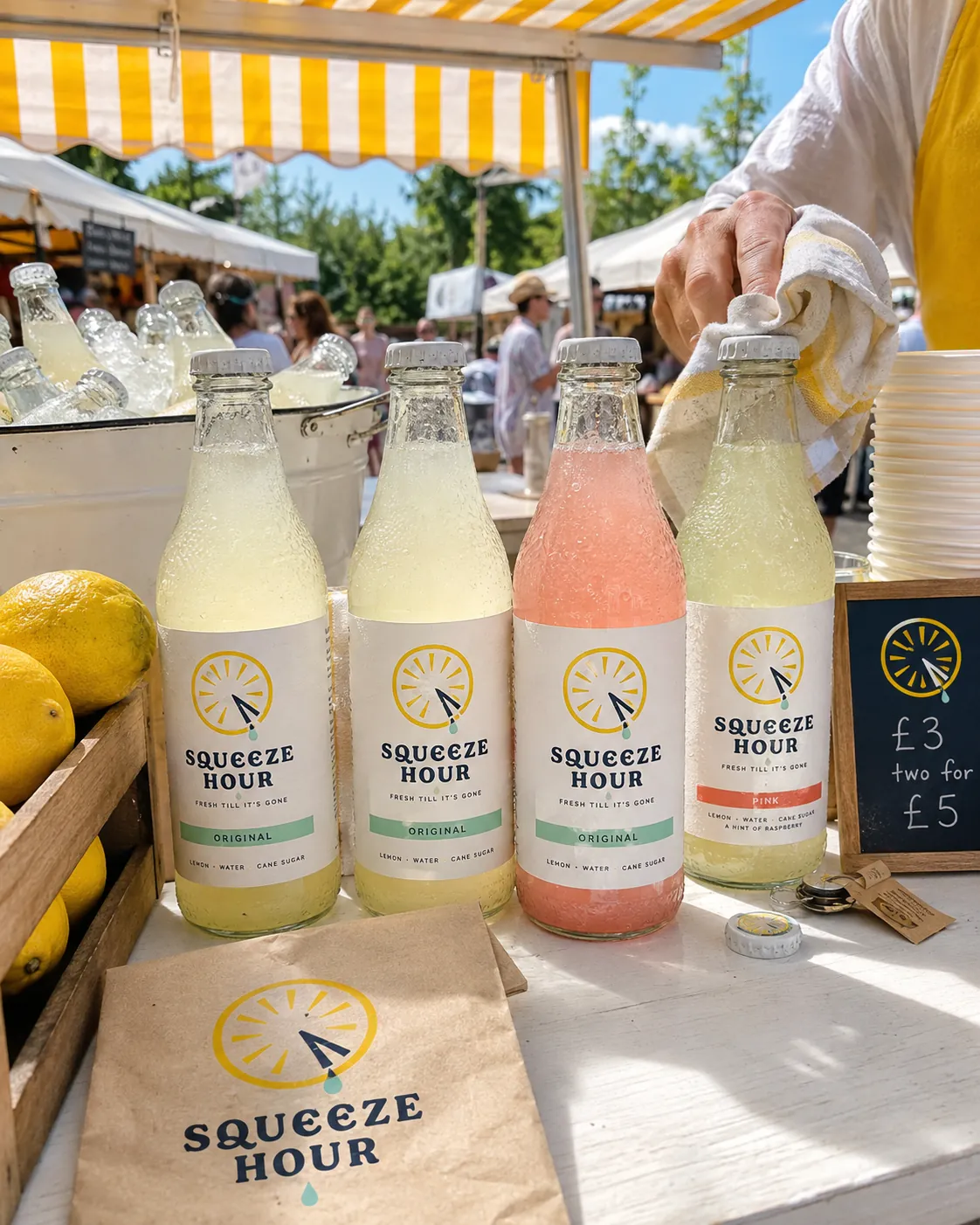 Squeeze Hour, Branding