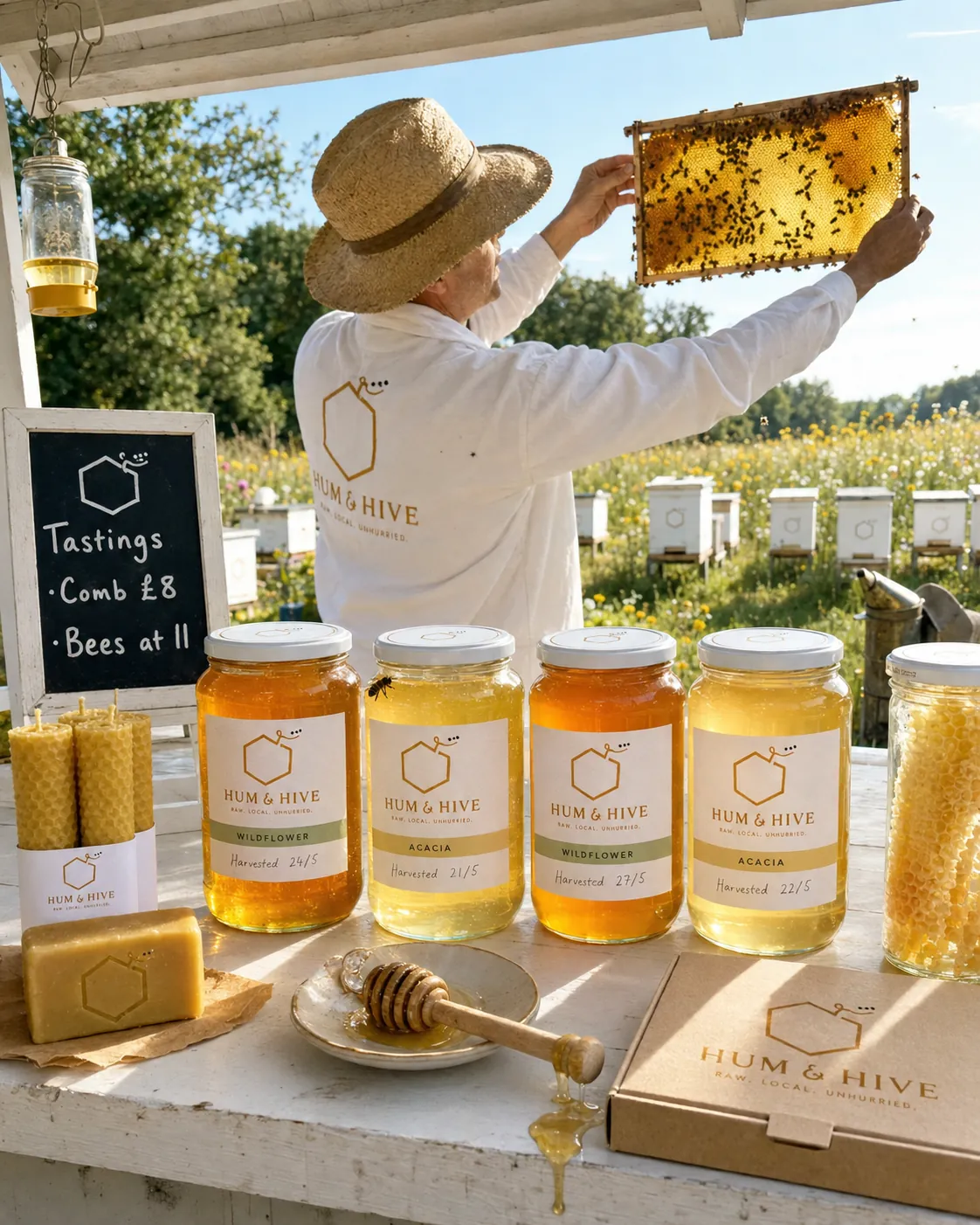 Hum & Hive, Branding